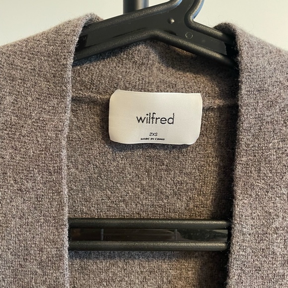 Wilfred Belize Cardigan in Heather Dark Oatmeal - Picture 5 of 8